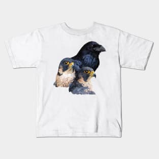 Raven and Falcons Kids T-Shirt